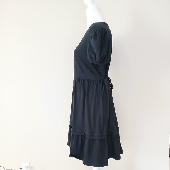 Aritzia Sunday Best Cruise Crew Babydoll Dress Black Size Medium - Picture 5 of 7